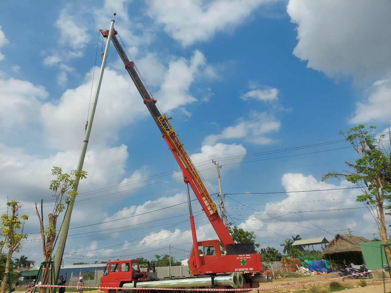 Trụ chống sét trực tiếp tự đứng cao 20 mét