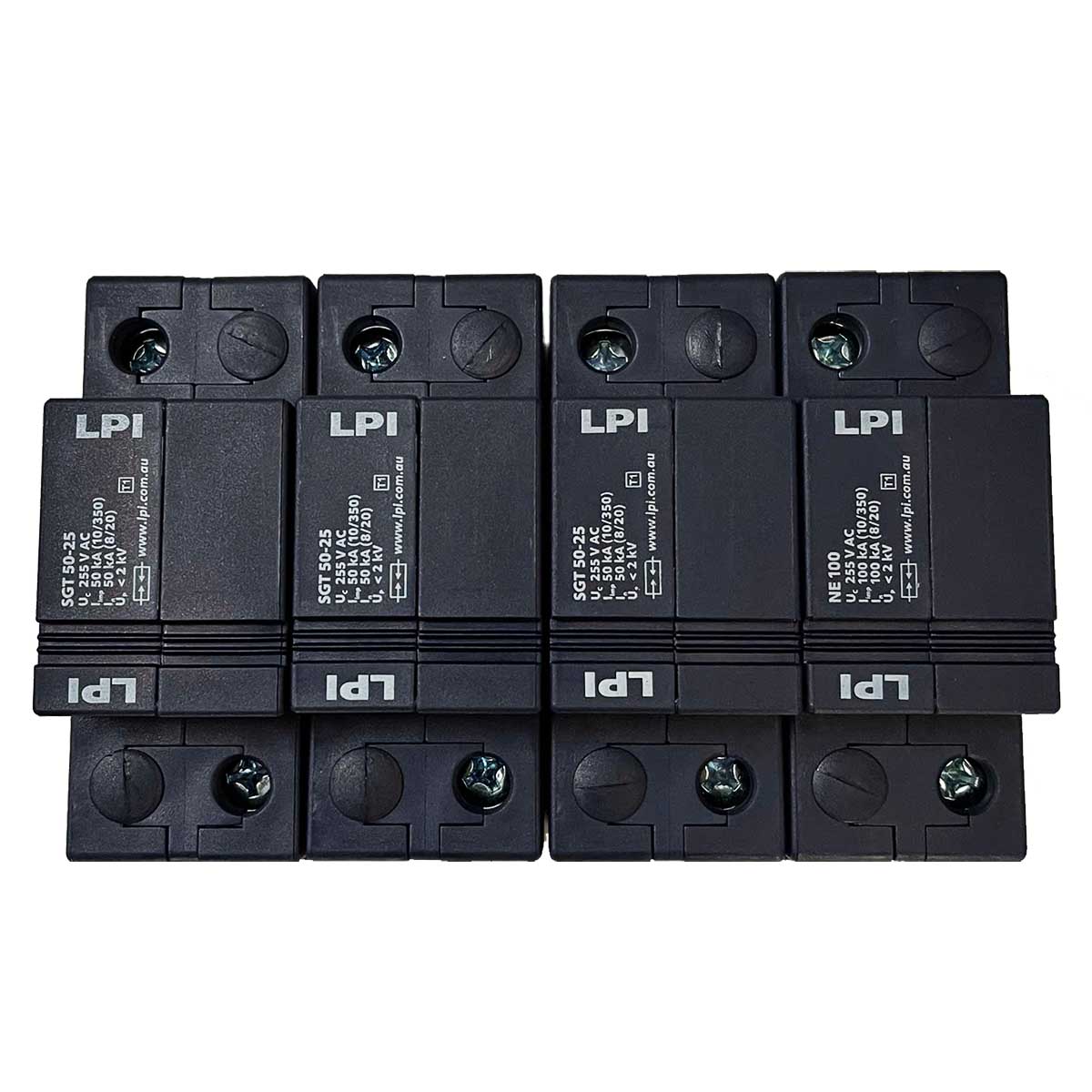 Bộ Chống Sét lan truyền nguồn 3 pha - 3xSGT50-25+NE100